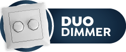 ECO-DIM.05 Led duo dimmer inbouw 2 x 0 - 100 watt per kanaal - Zigbee