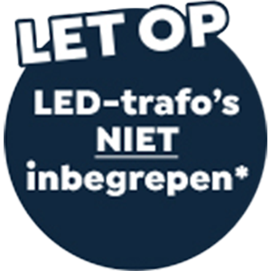 Led meubelspot dimbaar, ondiepe inbouw, IP54, extra warm wit, wit
