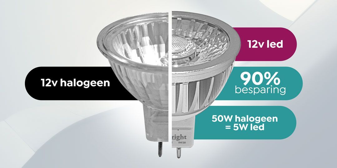 12V halogeen vervangen led