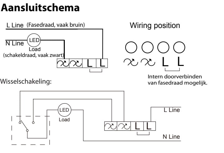 Afleiden wiel Brig Hoe kan ik een inbouw led dimmer aansluiten?