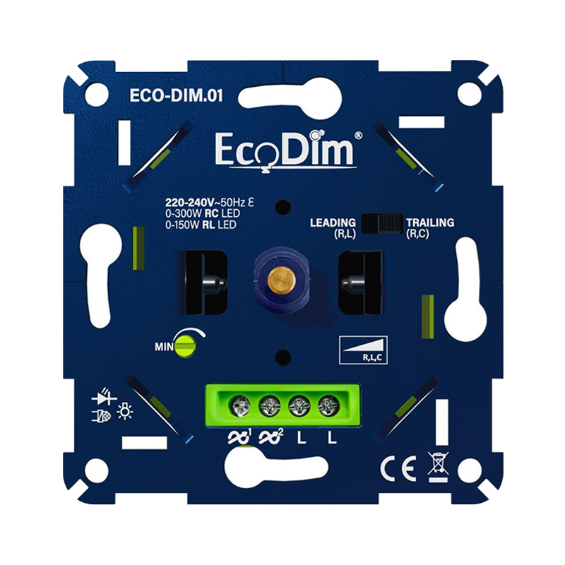 Led dimmer inbouw 0 - 300 watt ECO-DIM.01 | Ecobright