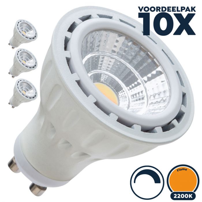 Reinig de vloer Slaapzaal Armstrong Voordeelpak 10x GU10 led spot dimbaar 2200K/flame 5W - Pro