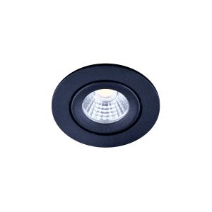 Led inbouw spotje dimbaar 3 watt 285 lumen 1800 – 2700 kelvin zwart