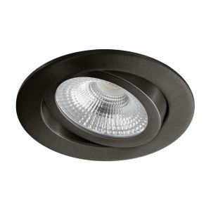 Led inbouwspot dimbaar 5 watt 550 lumen 2200 kelvin gunmetal