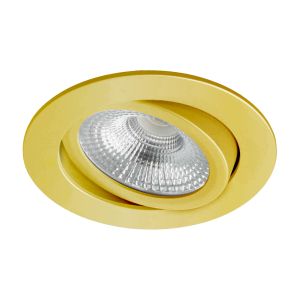 Led inbouwspot dimbaar 5 watt 650 lumen 2700 kelvin goud