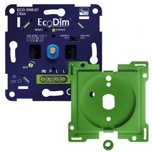Z-Wave led dimmer voor Niko draaiknop | ECO-DIM.07 Z-Wave + Niko adapterset