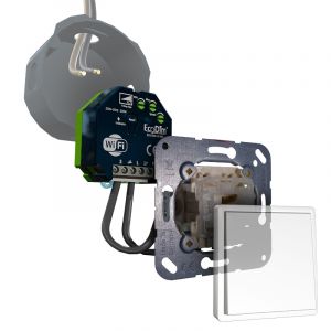 JUNG Tastdimmer WiFi 250W | ECO-DIM.10 WiFi + JUNG pulsdrukker