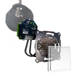 Schneider Merten Tastdimmer Z-Wave 250W | ECO-DIM.10 Z-Wave + Schneider Merten pulsdrukker