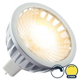 Rennen koper Kaal GU5.3 led spot dimbaar 2200K/flame (MR16)