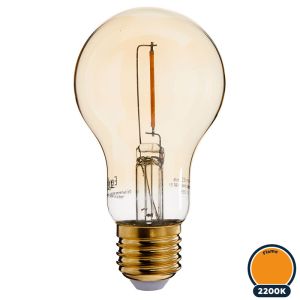 Led filament E27 bulb flame 1W (A60)