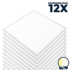 Voordeelpak 12x led paneel basic 60x60 3000K/4000K/6000K