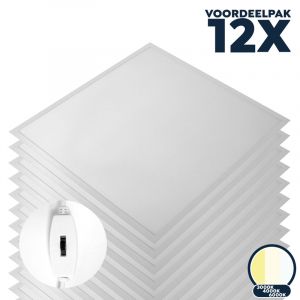 Voordeelpak 12x led paneel 60x60 3000K/4000K/6000K Pro