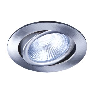 Led inbouwspot dimbaar 5 watt 450 lumen 2000-3000 kelvin nikkel
