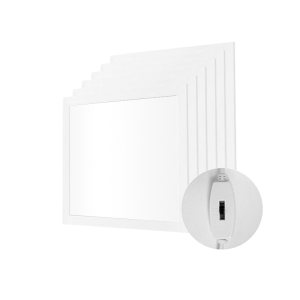 Voordeelpak 6x Led paneel 60x60 4000K naturel wit Basic