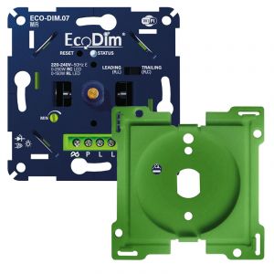 WiFi led dimmer voor Niko draaiknop | ECO-DIM.07 WiFi + Niko adapterset 
