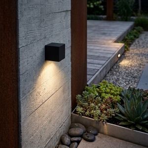 Led wandlamp Onyx dimbaar 5 watt 350 lumen 2700 kelvin  | Mat zwart - Downlighter
