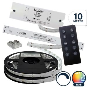 Led strip 10 meter RGB, COB | Complete set