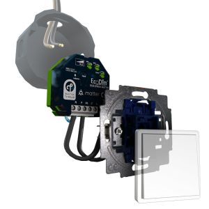 Led tast dimmer 0 - 250 watt ECO-DIM.10 Matter Busch-Jaeger