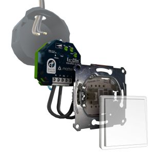 Led tast dimmer 0 - 250 watt ECO-DIM.10 Matter Merten