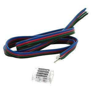 Led strip connector, Draad naar strip, voor led strips RGB SMD, 24V