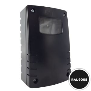 Schemerschakelaar met tijdklok voor buiten & binnen IP44 zwart 