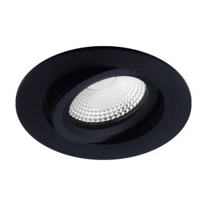 Led inbouwspot zwart 6 watt 350 lumen 2700 - 6500 kelvin | Zigbee