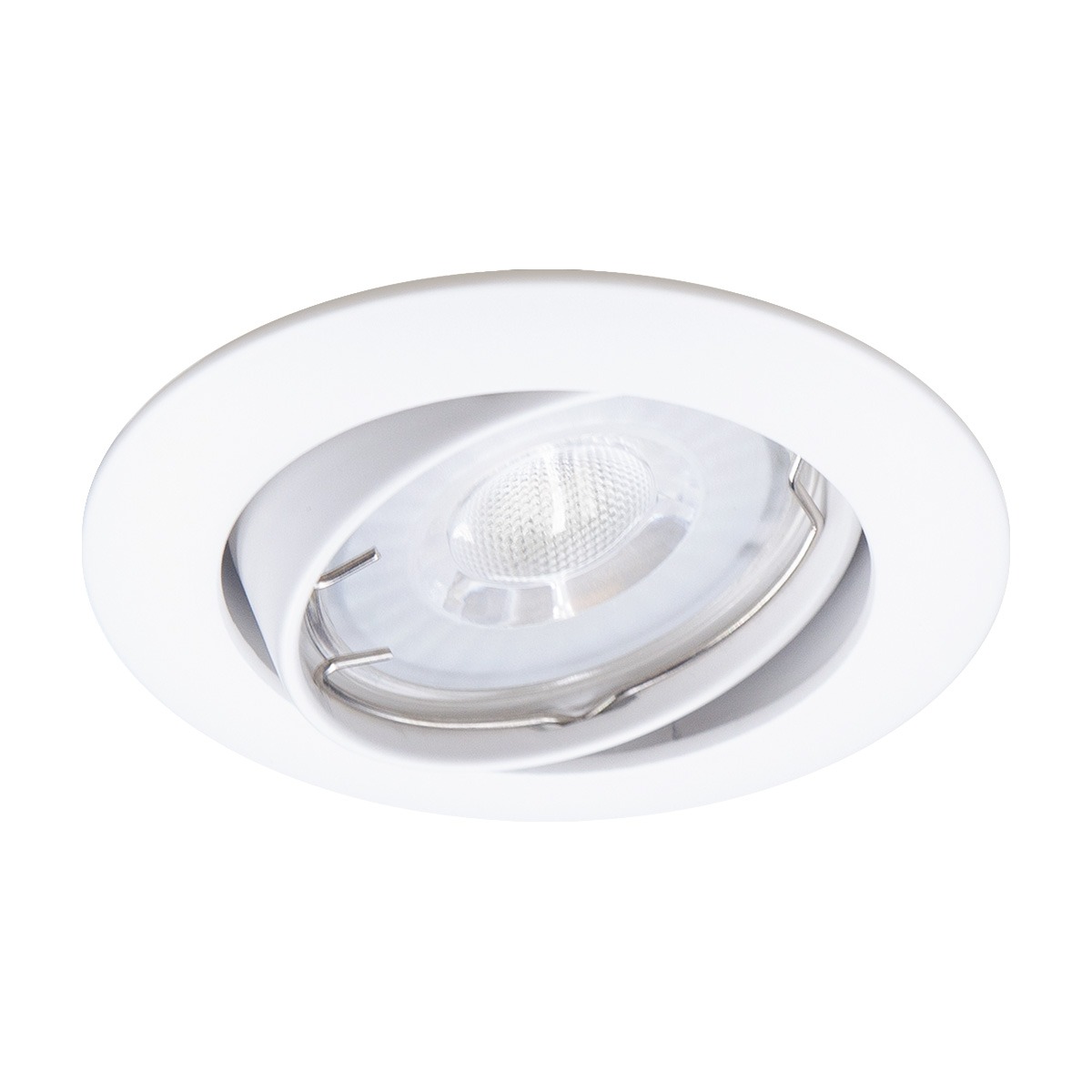 Led inbouwspot GU10 dimbaar 5 watt 350 lumen 2000-3000 kelvin Dim to Warm | Mat wit