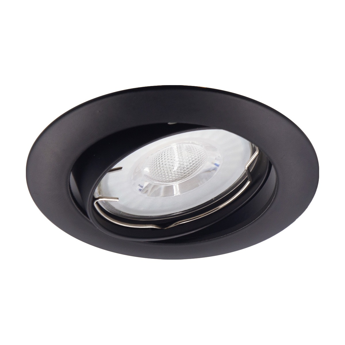 Led inbouwspot GU10 dimbaar 5 watt 350 lumen 2000-3000 kelvin Dim to Warm | Mat zwart